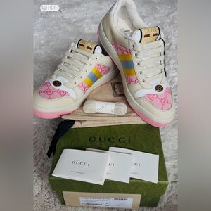 Gucci GG Screener Canvas - Pink Beige